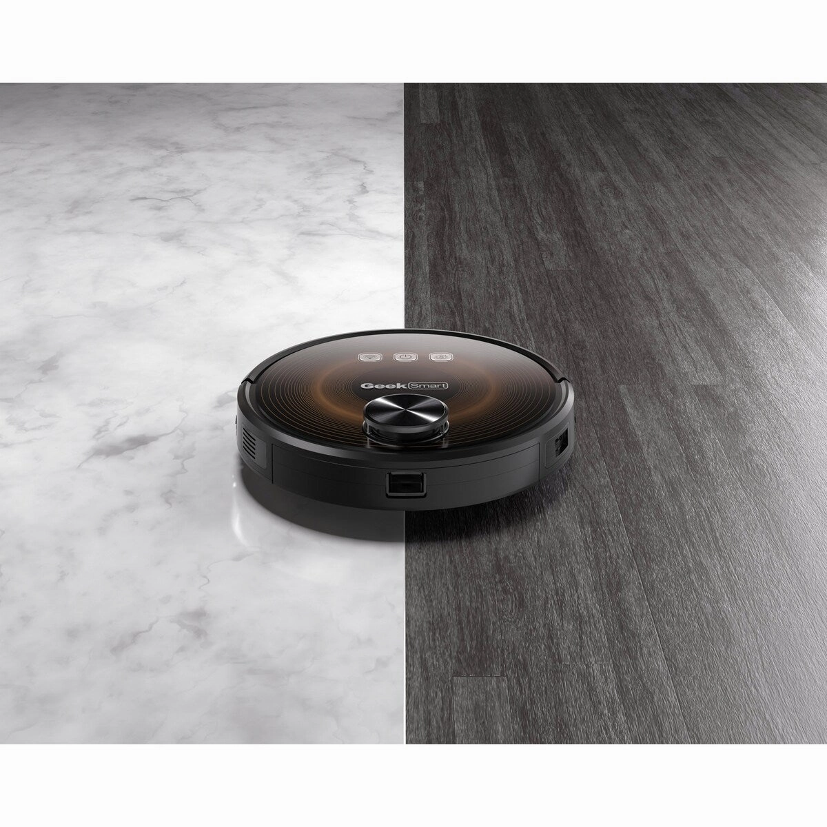 Geek Smart L8 2700 PA Suction Robot Vacuum Cleaner and Mop. LDS Navigation. Wi-Fi Connected APP