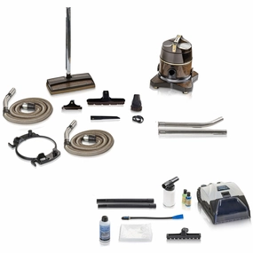 Genuine Rainbow D4 Vacuum Cleaner with Complete Home Care Tool Kit (Refurbished) and New Prolux 10 Piece Shampoo Kit