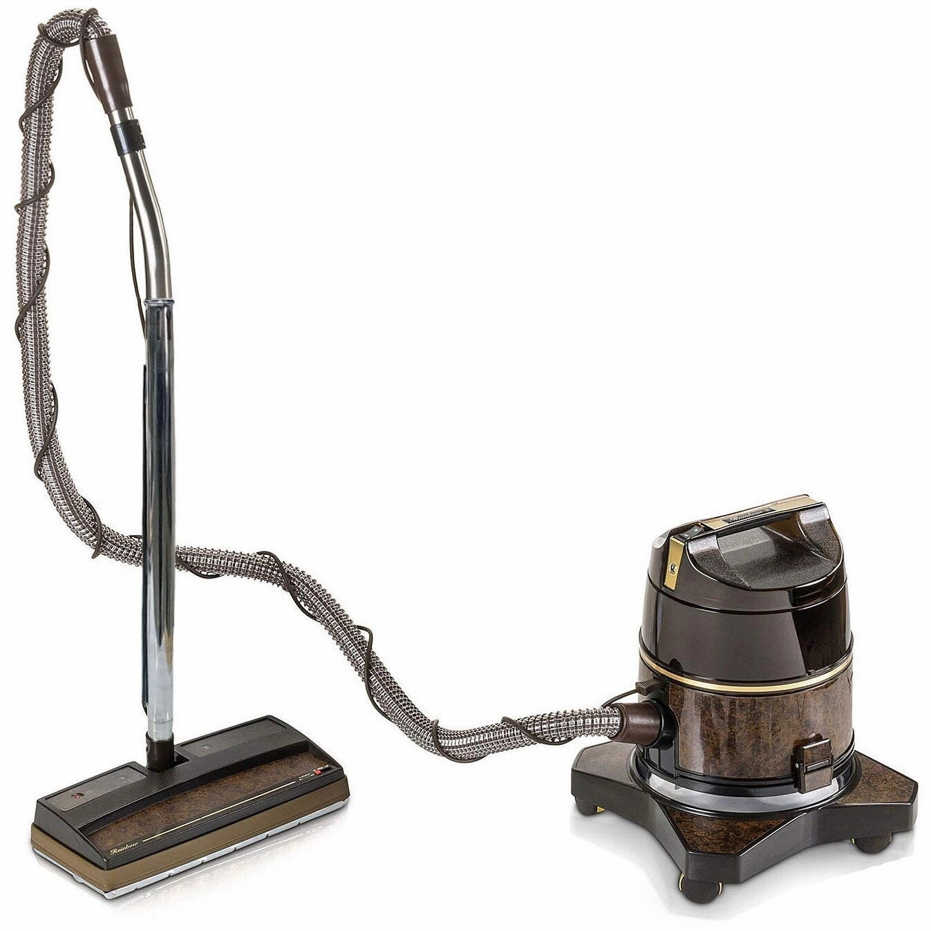 Genuine Rainbow D4 Vacuum Cleaner with Complete Home Care Tool Kit (Refurbished) and New Prolux 10 Piece Shampoo Kit