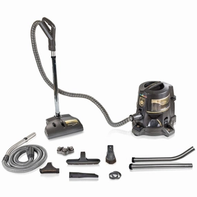 Genuine Rainbow E2 Gold 2 Speed Vacuum Cleaner w Complete Home Care Tool Kit (Refurbished) and New Prolux 10 Piece Shampoo Kit