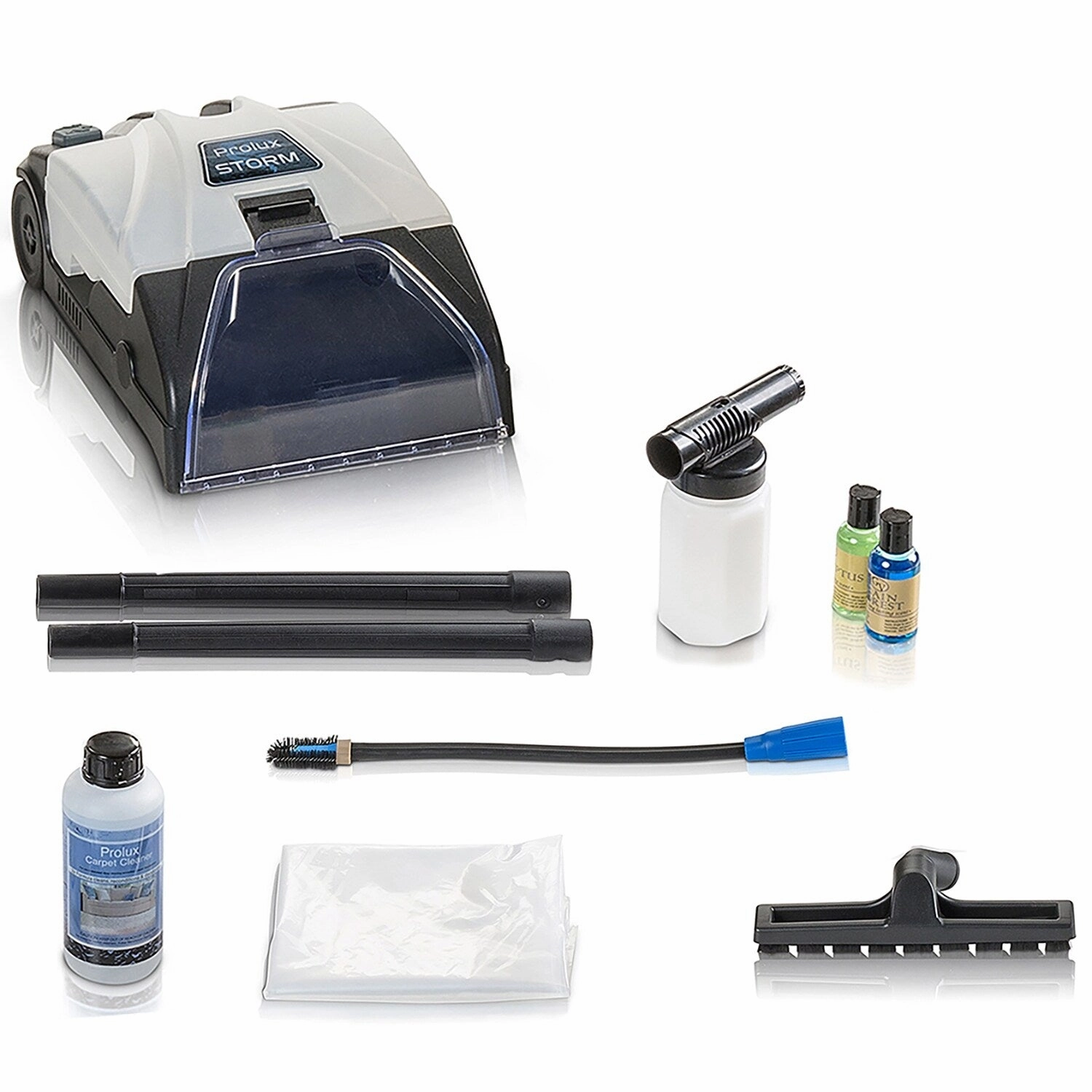 Genuine Rainbow PN2 Vacuum Cleaner with Complete Home Care Tool Kit (Refurbished) and New Prolux 10 Piece Shampoo Kit