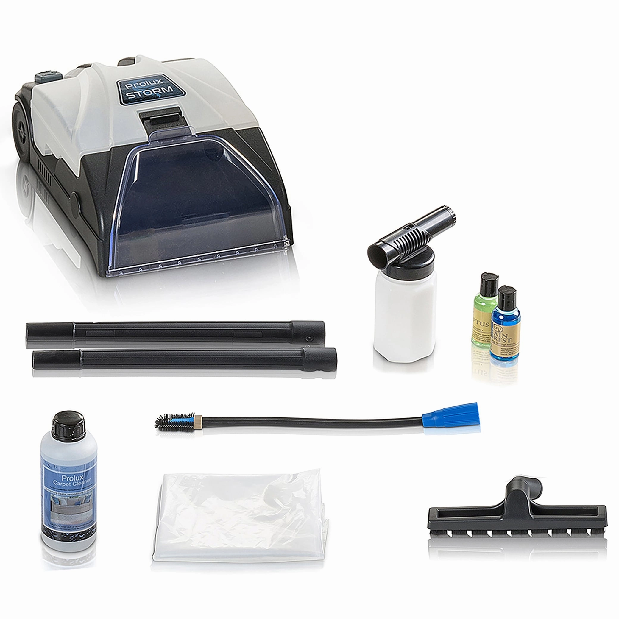 Genuine Rainbow SE Vacuum Cleaner with Complete Home Care Tool Kit (Refurbished) and New Prolux 10 Piece Shampoo Kit
