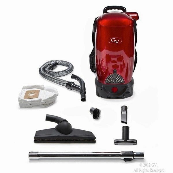 GV 8-Quart Commercial Pro Cordless HEPA Backpack Vacuum