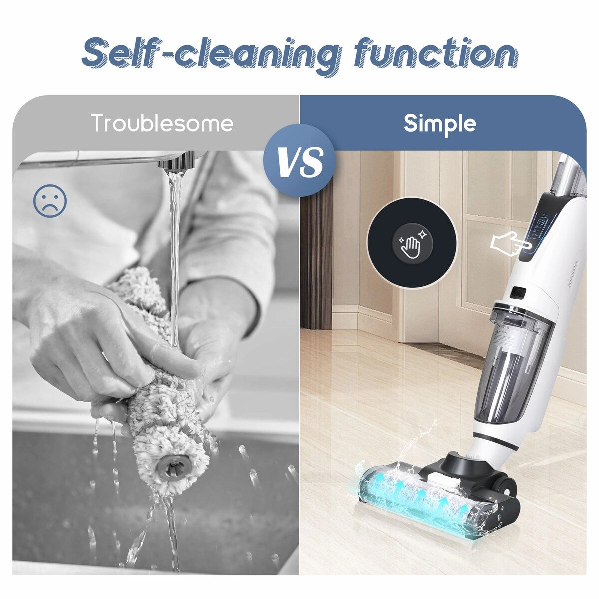 GZMR Wireless Wet and Dry Vacuum Cleaner