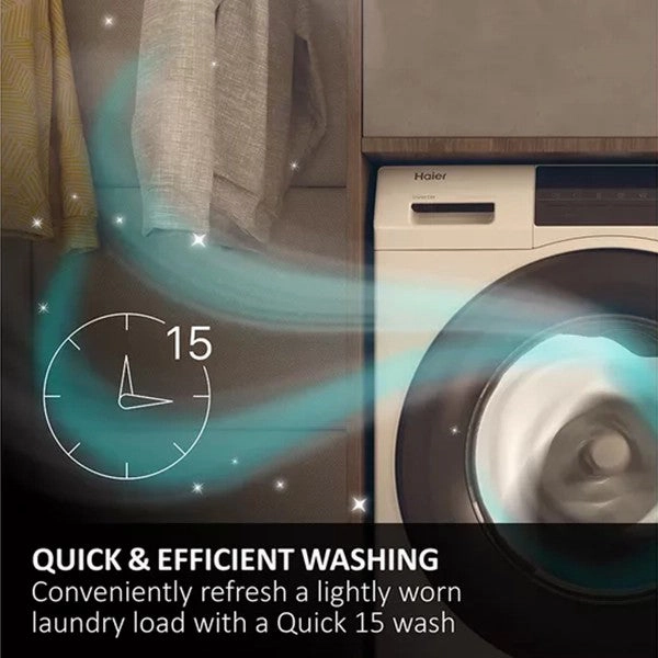 Haier 10KG/6KG 1400RPM Freestanding Washer Dryer - Graphite | HWD10BD14979SNUK