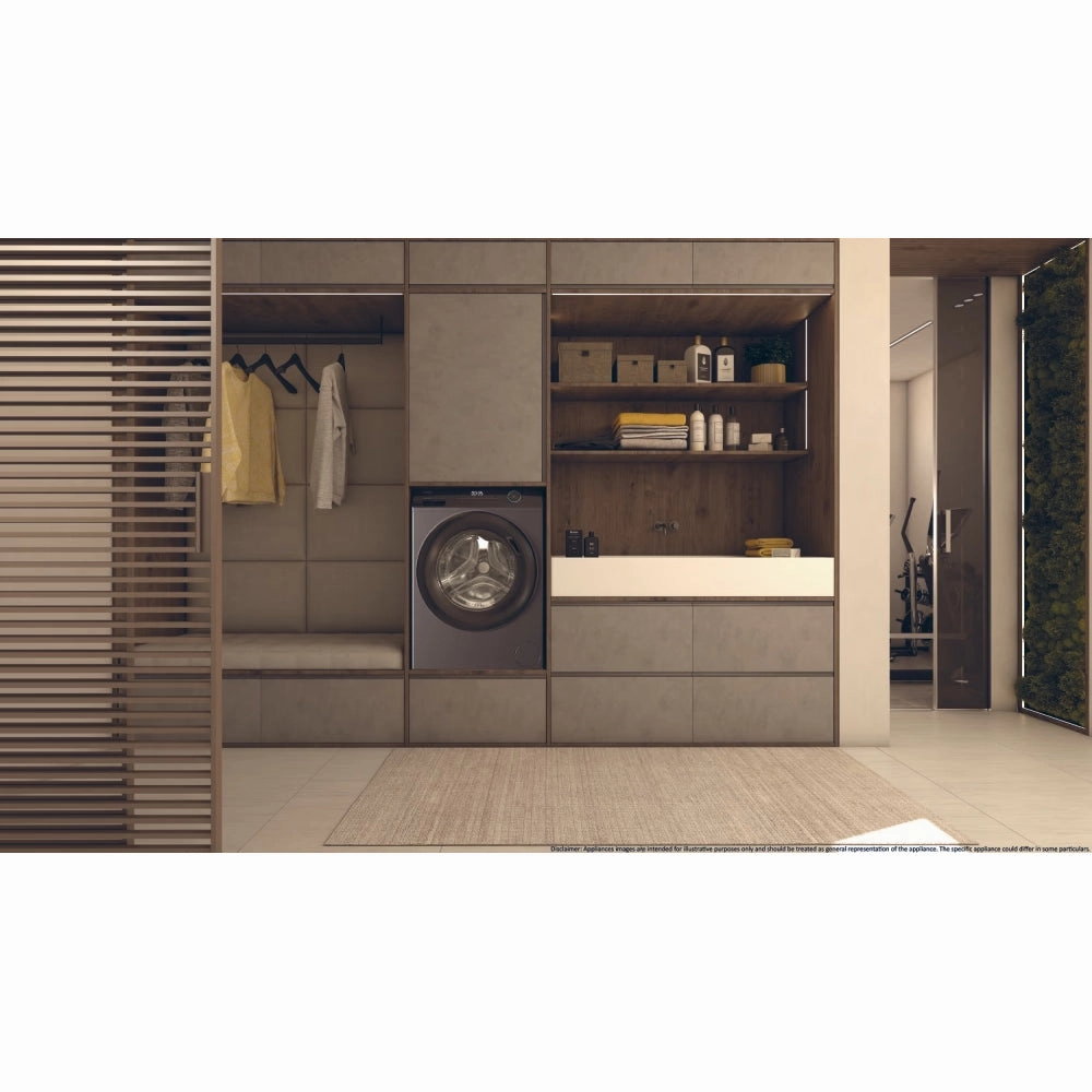 Haier I-Pro Series 3 8KG 1600RPM Freestanding Washing Machine - Anthracite | HW80-B16939S8-UK