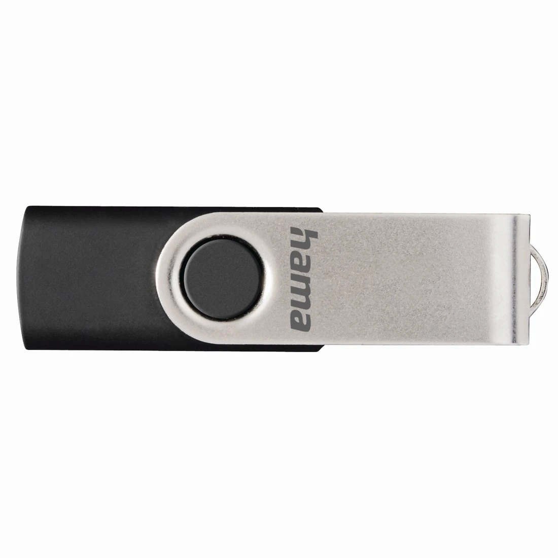 Hama Rotate USB 2.0 10MB/s 32GB USB Flash Drive - Black & Silver | 161215