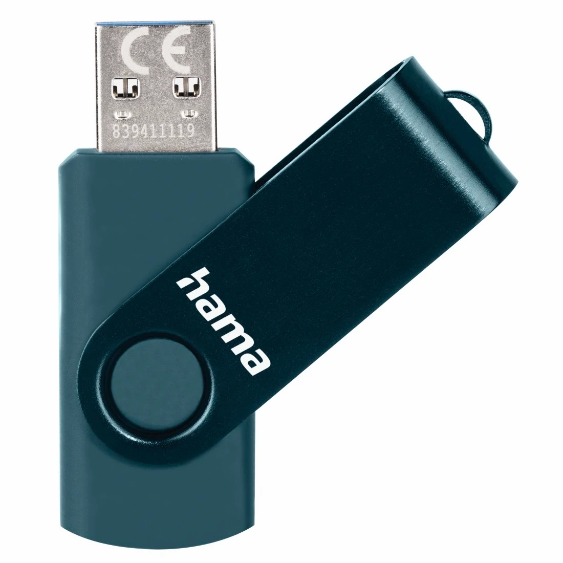 Hama Rotate USB 3.0 70MB/s 32GB USB Memory Stick - Blue | 435835