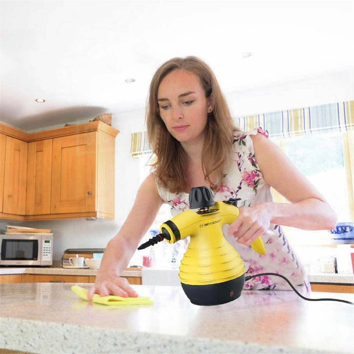 Handheld Steam Cleaner W/ Accessory Set Multifunctional Steam Cleaning