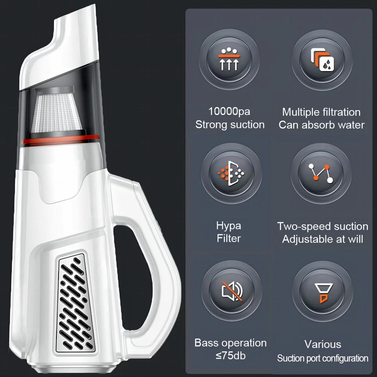 Handheld Vacuum Cleaner Cordless for Car Office Home