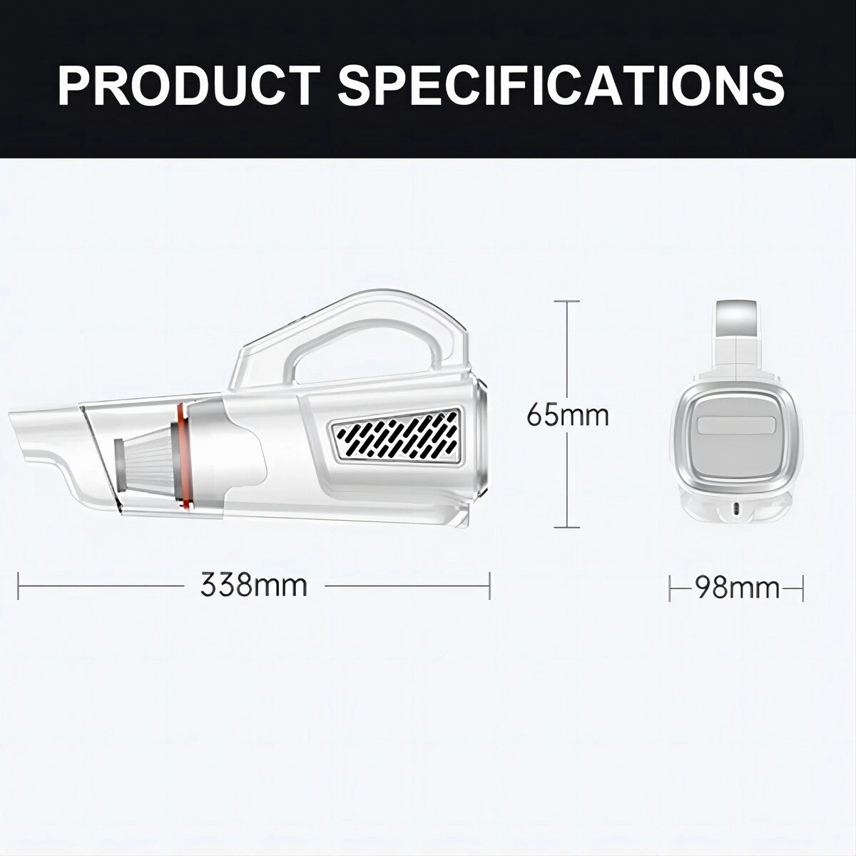 Handheld Vacuum Cleaner Cordless for Car Office Home