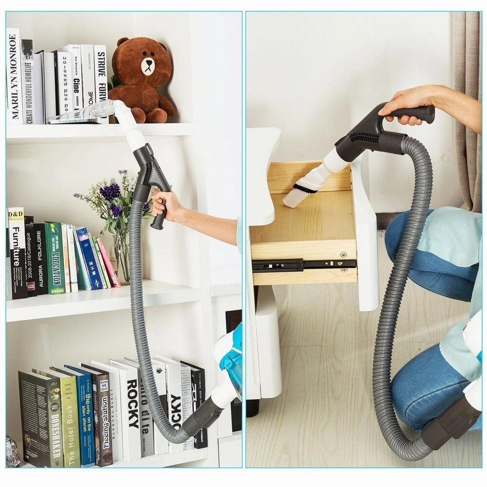 Homdox Wireless 2 in 1 Handheld Vertical Long Rod Vacuum Cleaner 20KPA Dust Collector