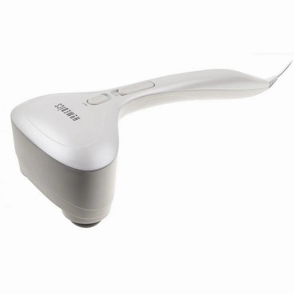 Homedics Compact Percussion Massager with Heat - Grey & White | PA-MHA-GB