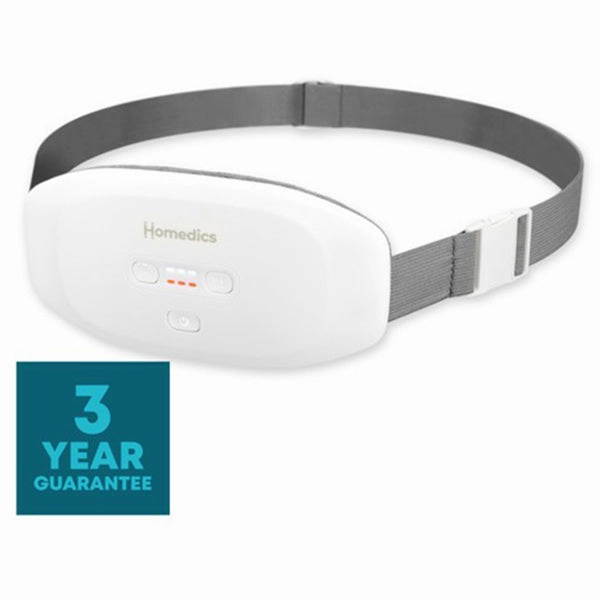 Homedics Cycle Comfort Heat and Vibration Belt - White & Grey | WMH-200H