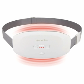 Homedics Cycle Comfort Heat and Vibration Belt - White & Grey | WMH-200H