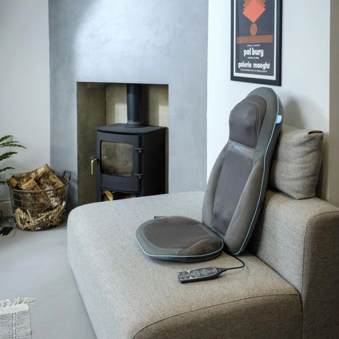 Homedics Gel Shiatsu Back & Shoulder Massager - Black | GSM-1000H-GB