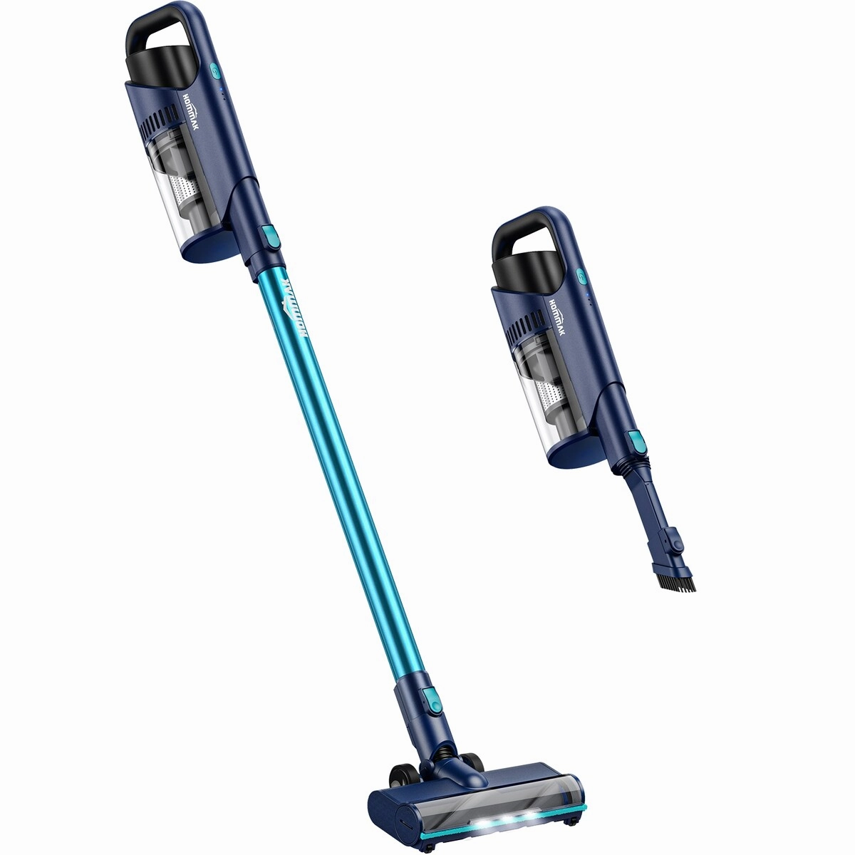Hommak 6 in 1 Bagless Stick Vacuum Cordless Vacuum Cleaner. Lightweight Portable Quiet Handheld Vac