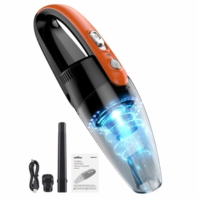 Hommak Car Vacuum. Handheld Vacuum Cleaner Portable & Cordless. Dry 2 in 1 Hand Vacuum 6KPa Strong Suction