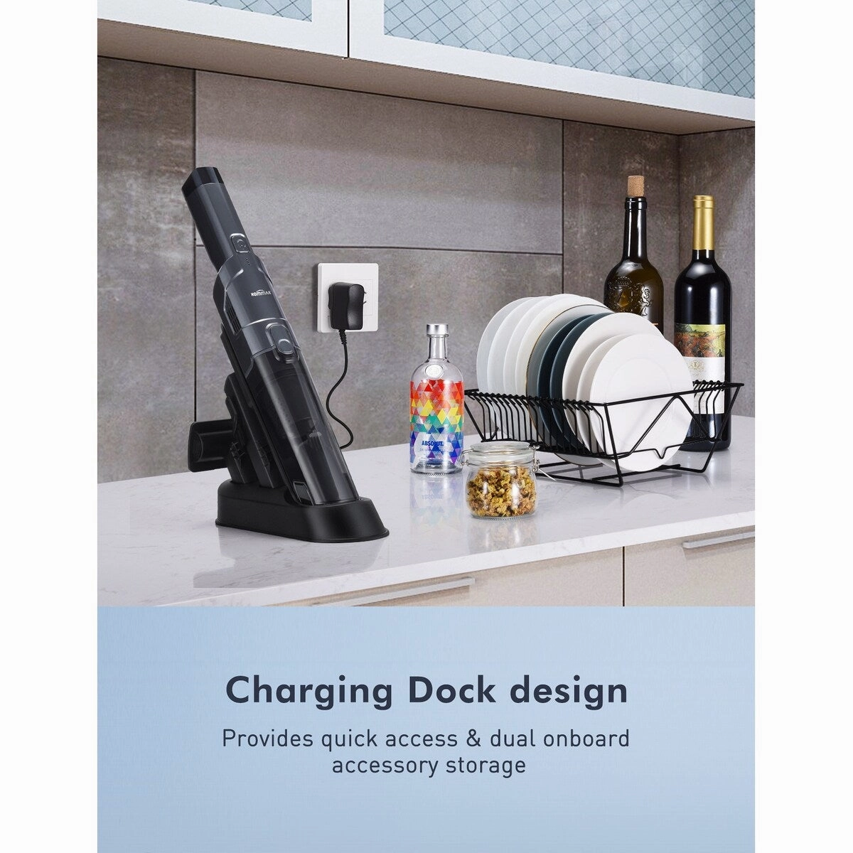 HOMMAK Cordless Brushless Motor Handheld Vacuum