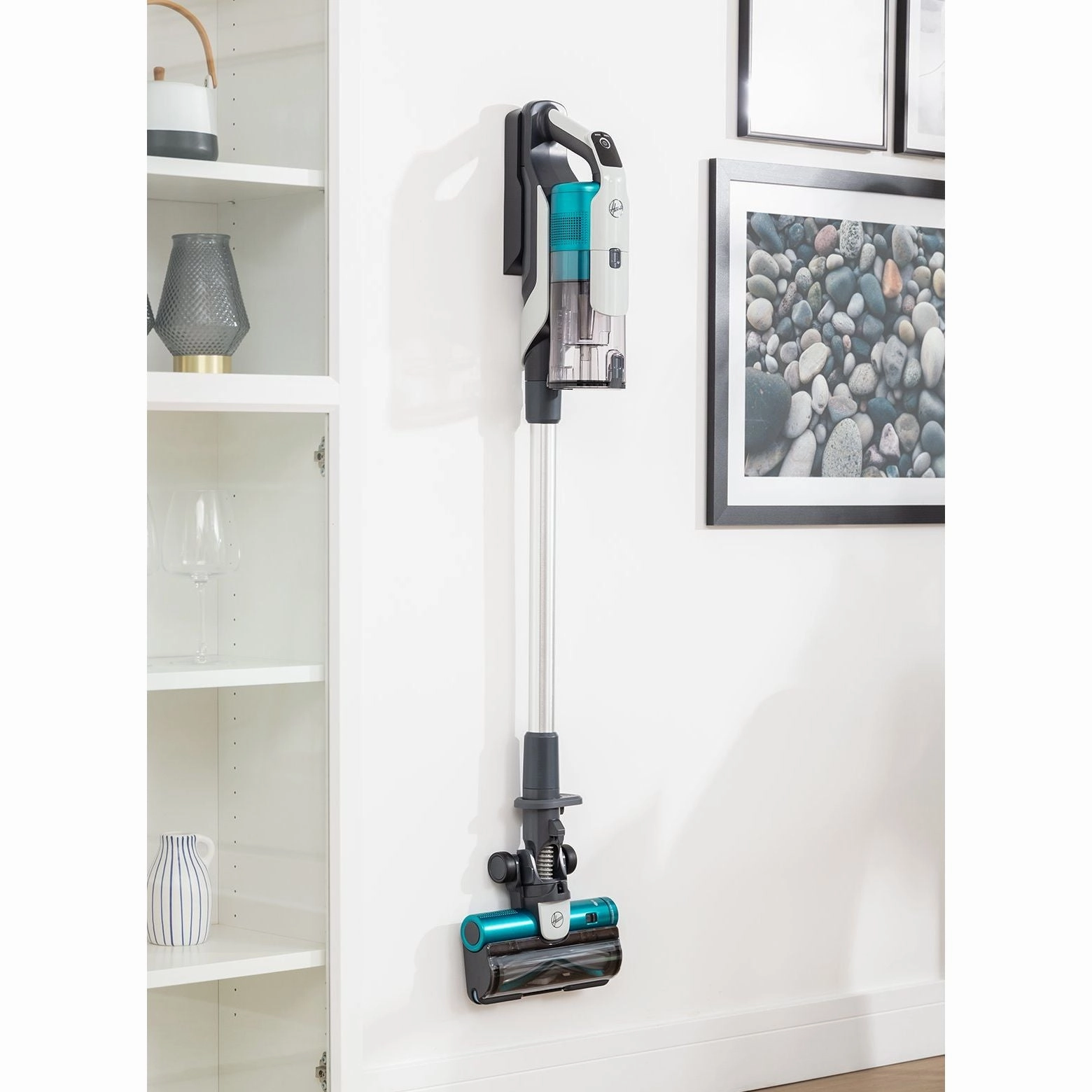 Hoover 0.7L HF9 Anti-Twist Cordless Pet Vacuum Cleaner - Grey & Turquoise | HF910P