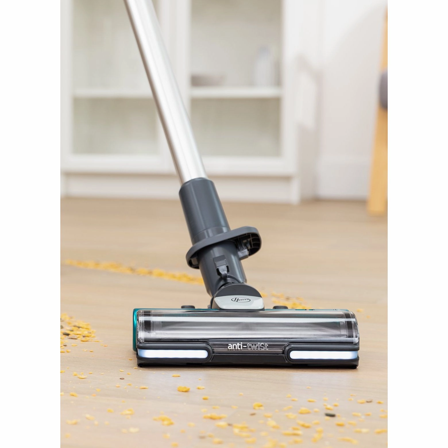 Hoover 0.7L HF9 Anti-Twist Cordless Pet Vacuum Cleaner - Grey & Turquoise | HF910P