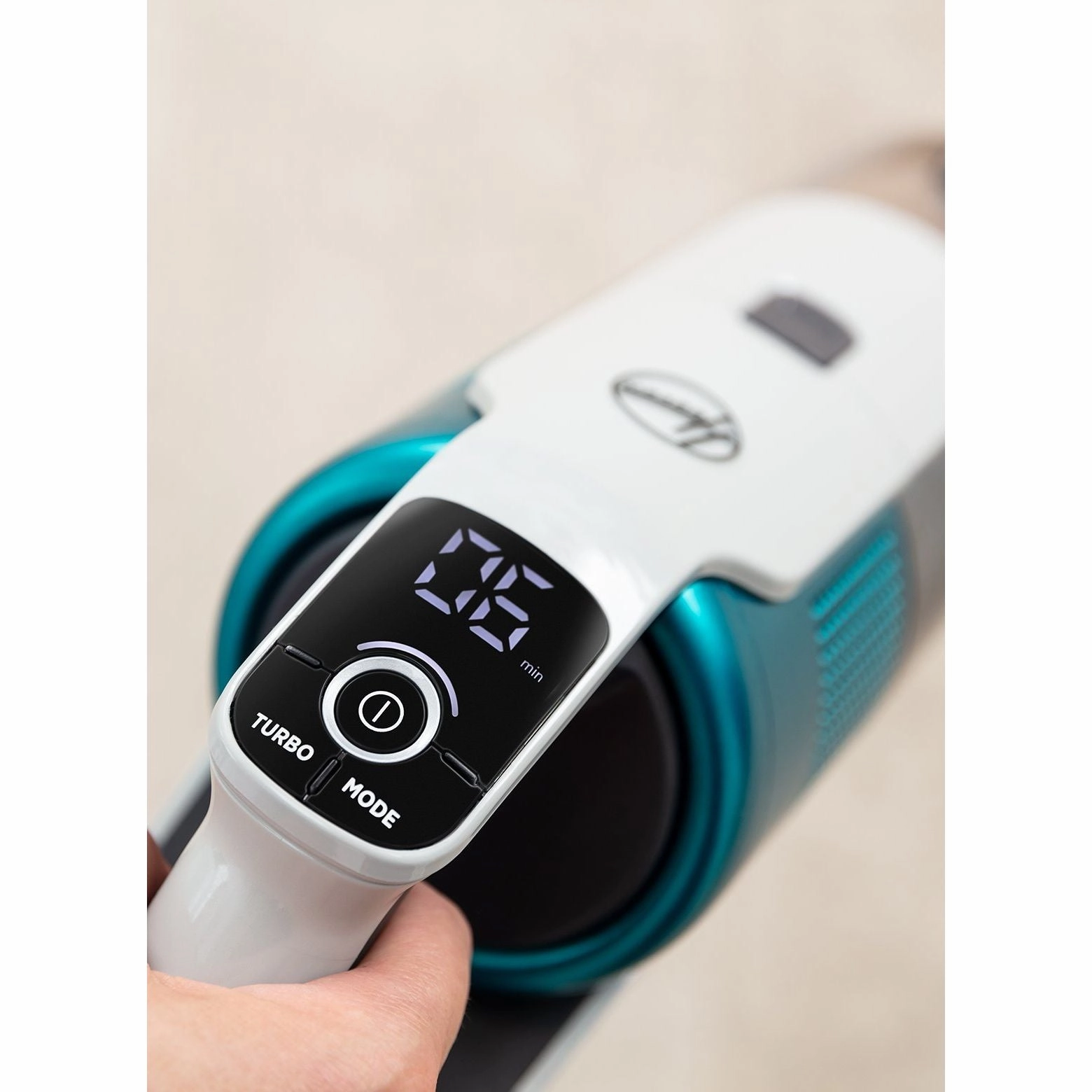 Hoover 0.7L HF9 Anti-Twist Cordless Pet Vacuum Cleaner - Grey & Turquoise | HF910P