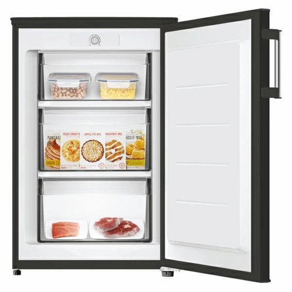 Hoover 85L Freestanding Freezer - Black | HOUQS 58EBHK