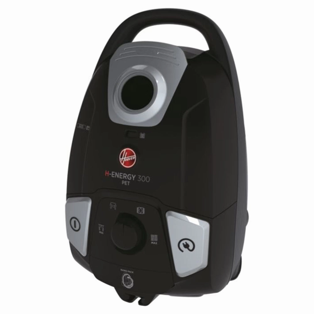 Hoover H-Energy 300 Cylinder Vacuum Cleaner - Luxor Black | HE320PET