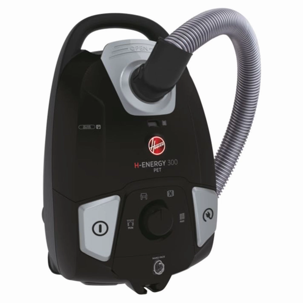Hoover H-Energy 300 Cylinder Vacuum Cleaner - Luxor Black | HE320PET