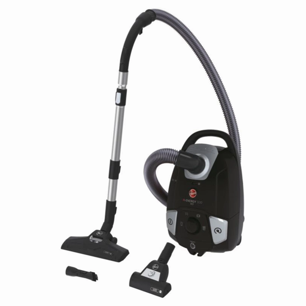 Hoover H-Energy 300 Cylinder Vacuum Cleaner - Luxor Black | HE320PET