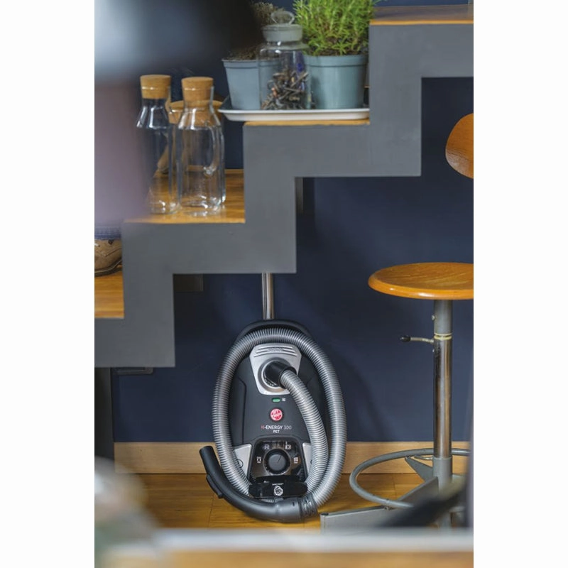 Hoover H-Energy 300 Cylinder Vacuum Cleaner - Luxor Black | HE320PET