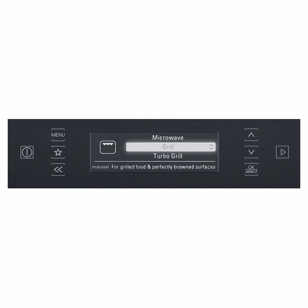 Hotpoint 40L Built-in Combi Microwave - Black Steel | MP 996 BM H