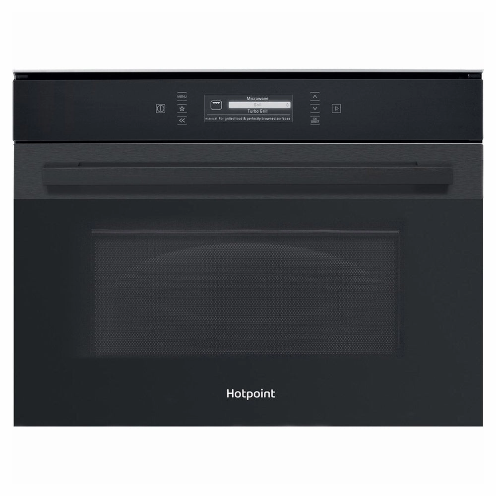 Hotpoint 40L Built-in Combi Microwave - Black Steel | MP 996 BM H