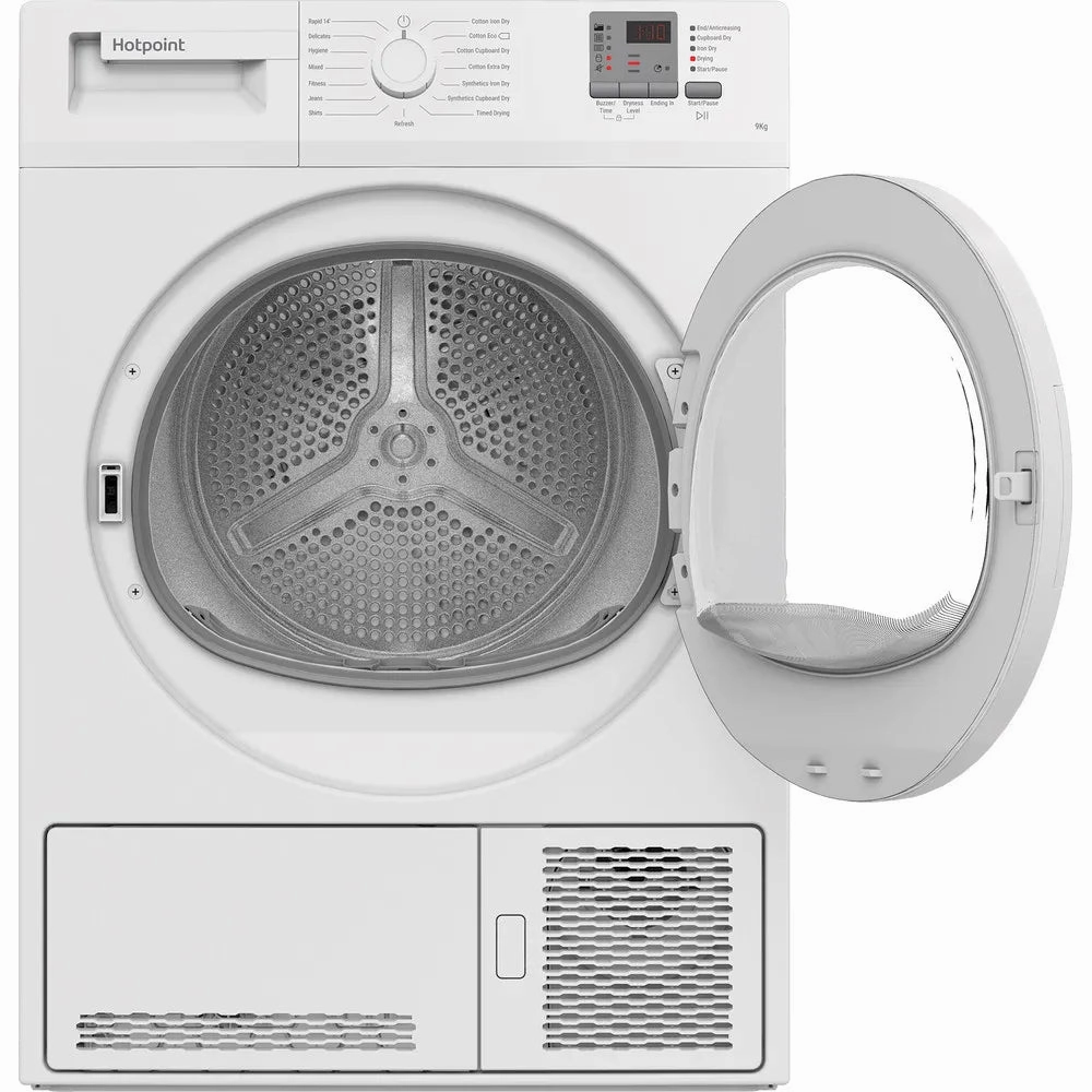 Hotpoint 9KG Freestanding Condenser Tumble Dryer - White | C HD C92 WWGD UK