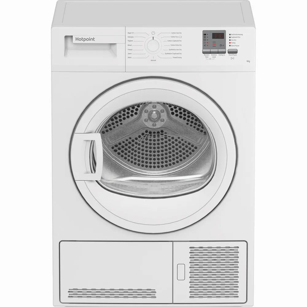 Hotpoint 9KG Freestanding Condenser Tumble Dryer - White | C HD C92 WWGD UK
