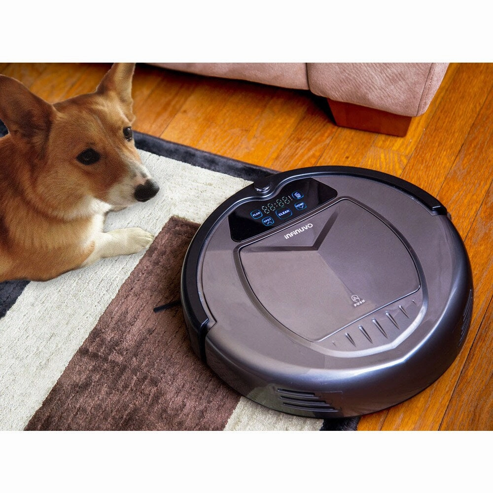 Infinuvo Hovo 620 Robotic Vacuum Cleaner with HEPA Filter and Dry Mop
