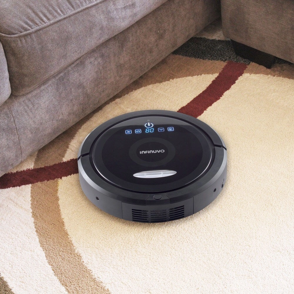 Infinuvo QQ6 Self-Docking Robotic Vacuum Cleaner with HEPA Filter
