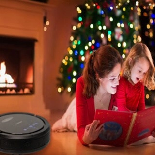 Infinuvo QQ6 Self-Docking Robotic Vacuum Cleaner with HEPA Filter