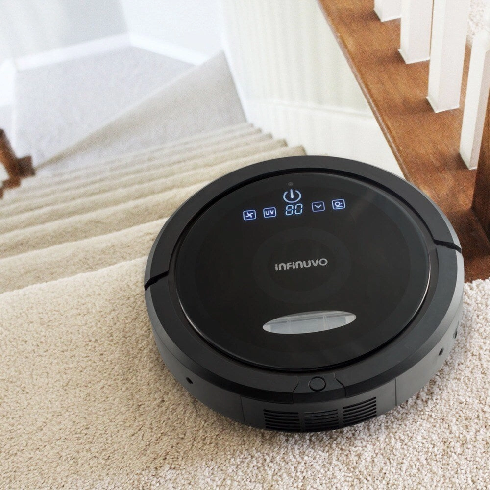 Infinuvo QQ6 Self-Docking Robotic Vacuum Cleaner with HEPA Filter