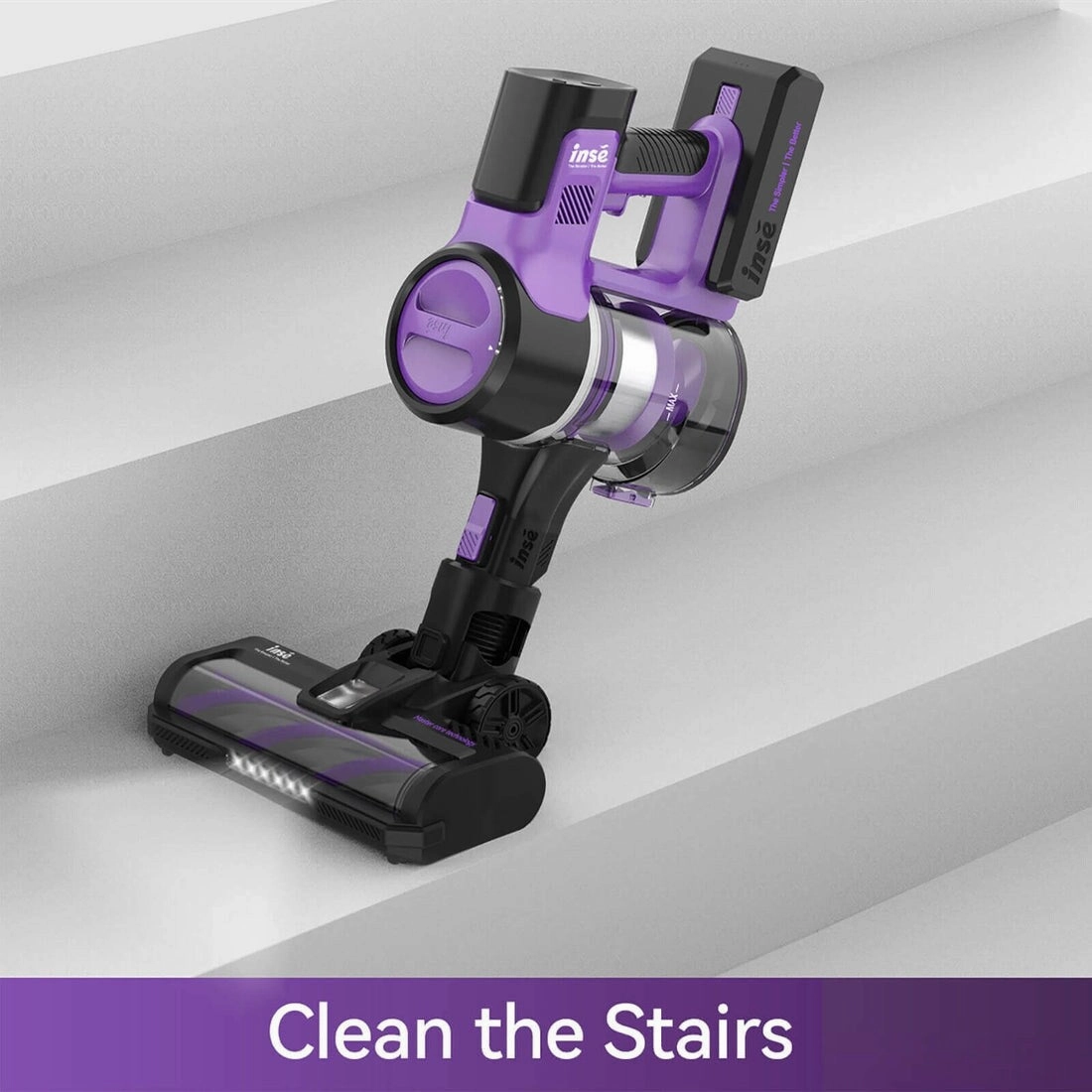 INSE S10 Cordless Vacuum For Pet Hair with 26Kpa Powerful Suction