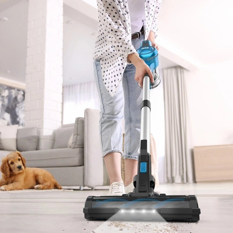 INSE S63 Cordless Vacuum with 2 Batteries 28Kpa Powerful Suction