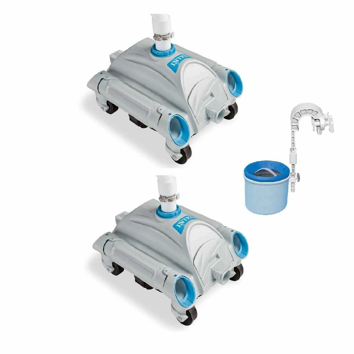 Intex Automatic Above-Ground Pool Vacuum (2 Pack) w/ Automatic Skimmer - 27.1