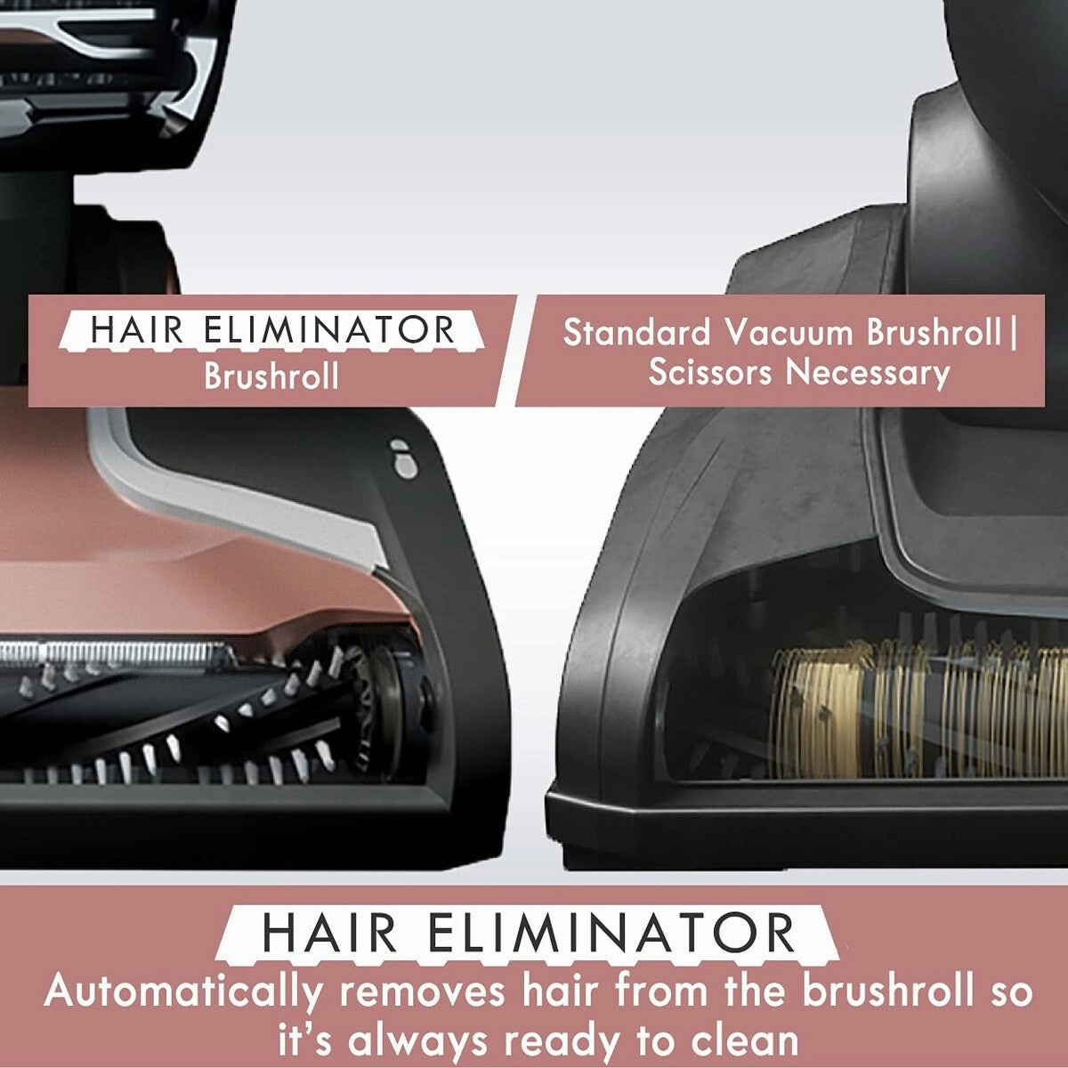 Intuition Bagged Upright Vacuum. liftup Cleaner with Hair Eliminator brushroll. pet Handi-Mate for Carpet. Hard Floor. Rose Gold