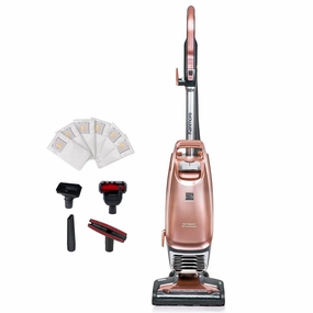Intuition Bagged Upright Vacuum. liftup Cleaner with Hair Eliminator brushroll. pet Handi-Mate for Carpet. Hard Floor. Rose Gold
