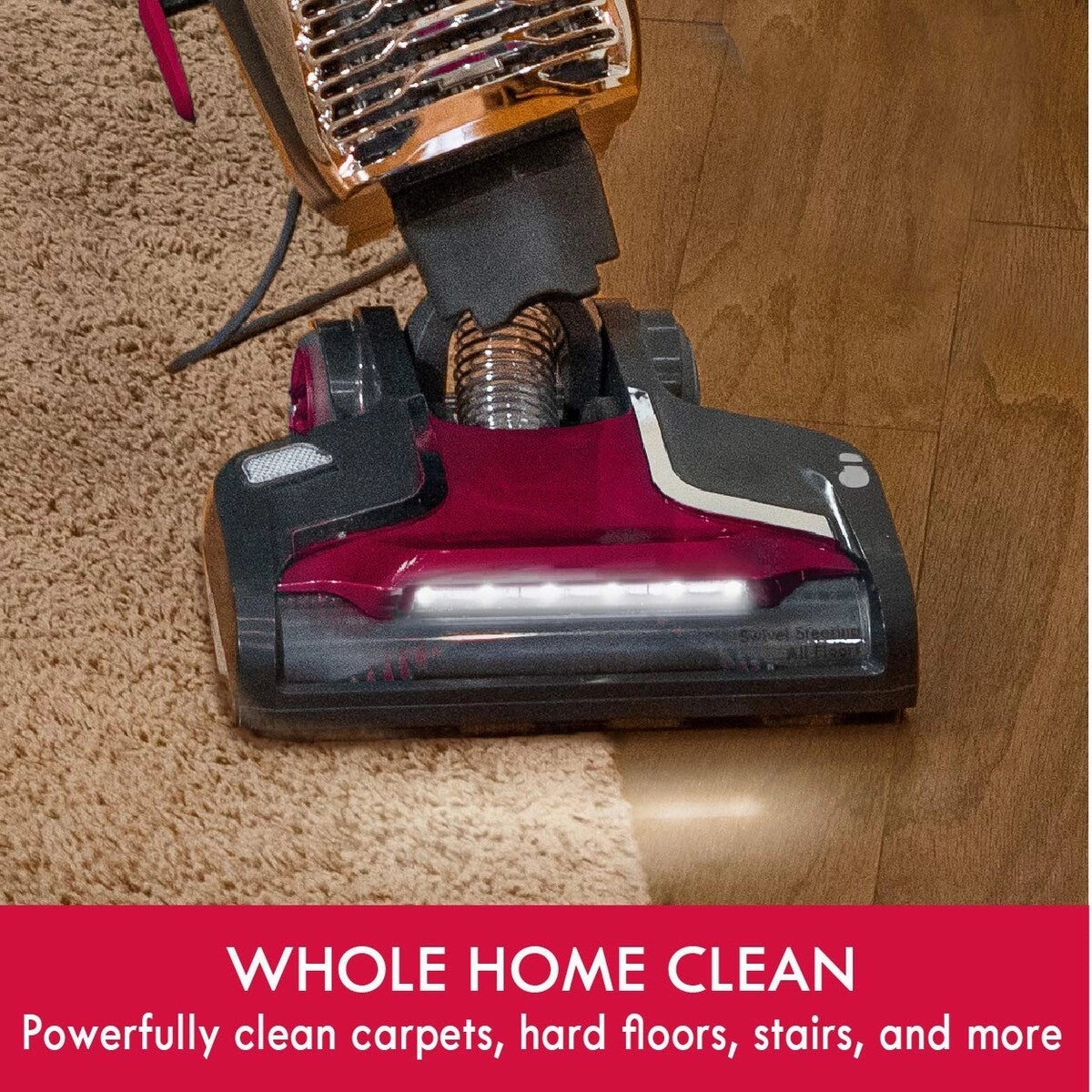 Intuition Bagged Upright Vacuum Pet Lift-Up Carpet Vacuum Cleaner 2-Motor Power Suction with HEPA Filter 3-in-1 Combination Tool