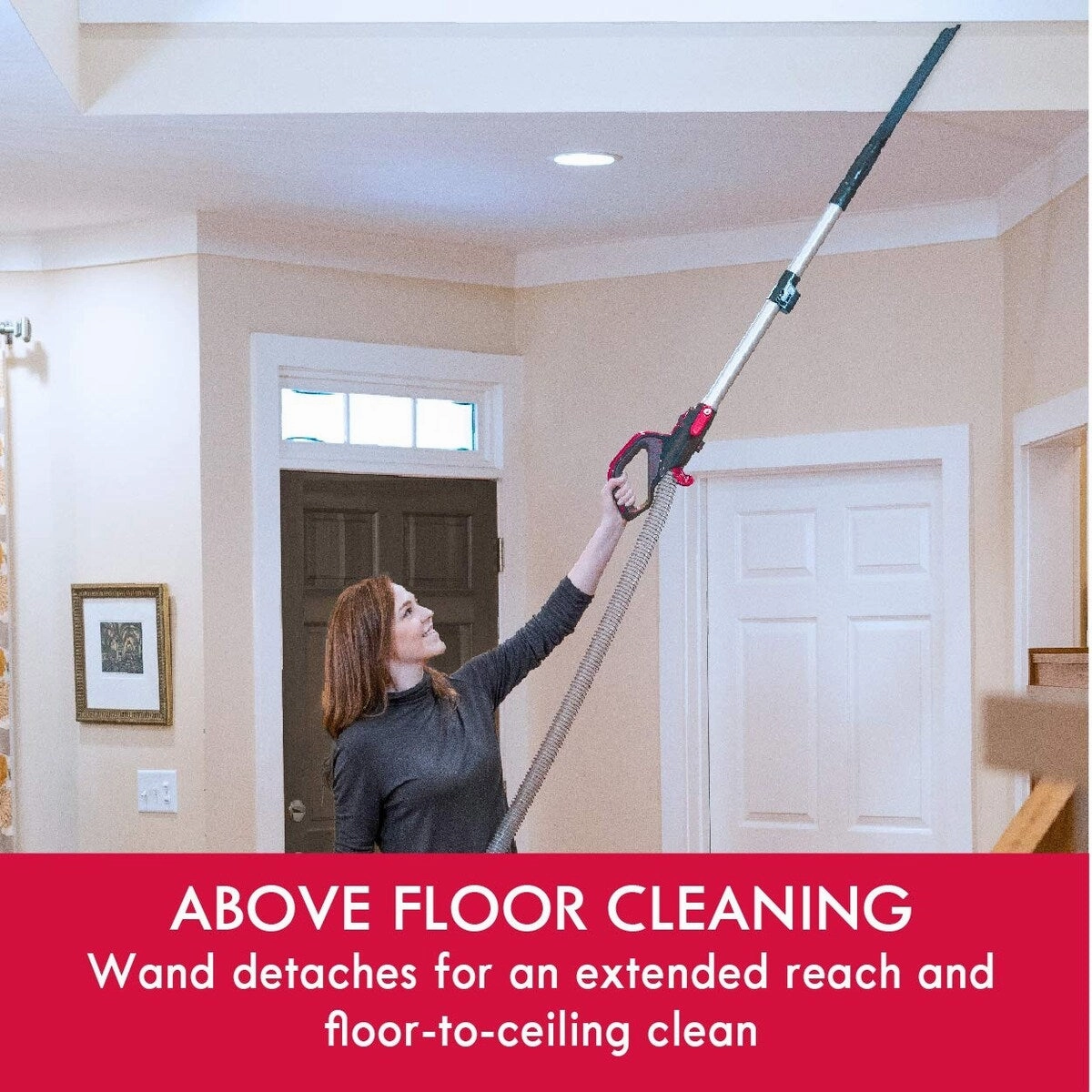 Intuition Bagged Upright Vacuum Pet Lift-Up Carpet Vacuum Cleaner 2-Motor Power Suction with HEPA Filter 3-in-1 Combination Tool
