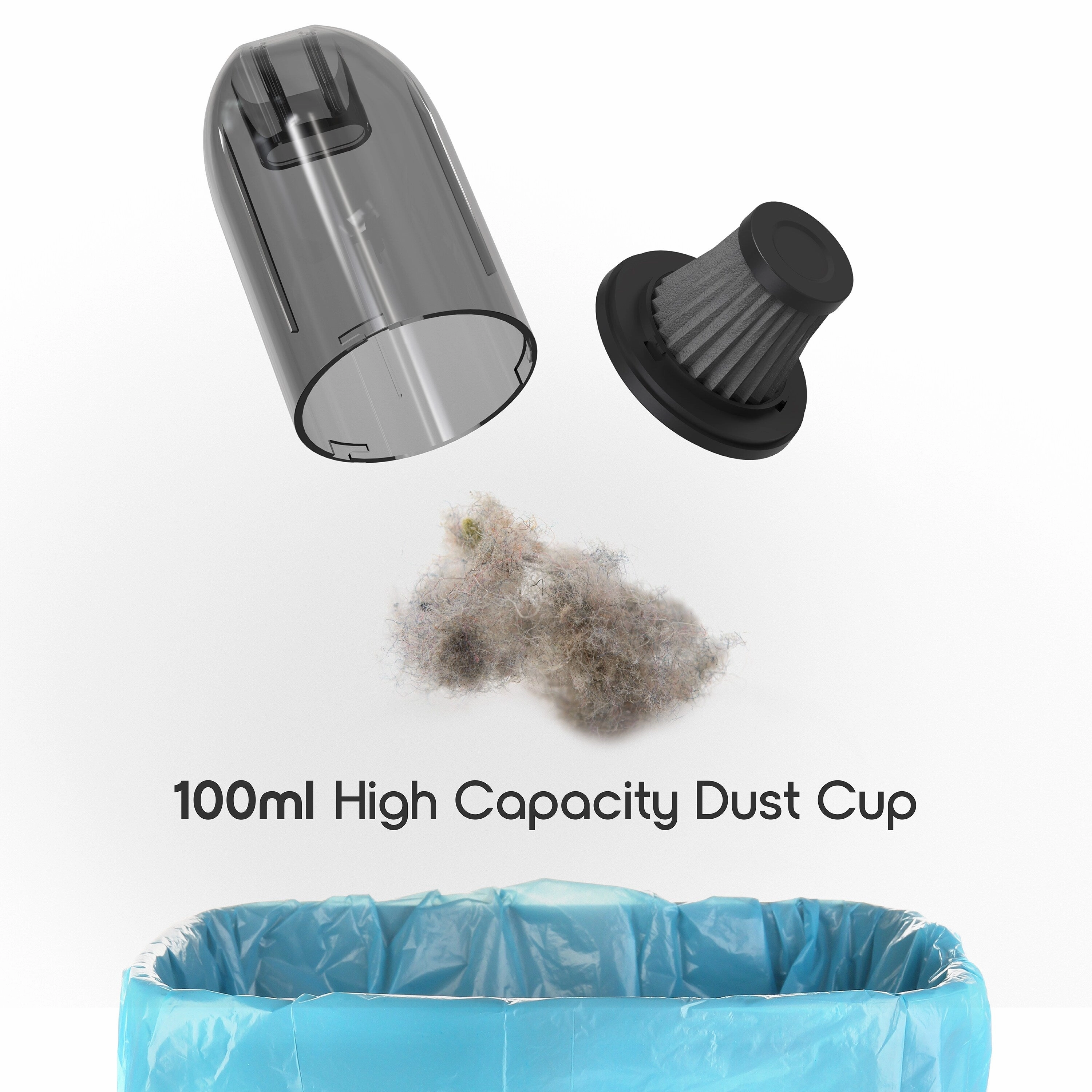 IonVac CORDLESS VACUUM - POWERFUL HAND VAC