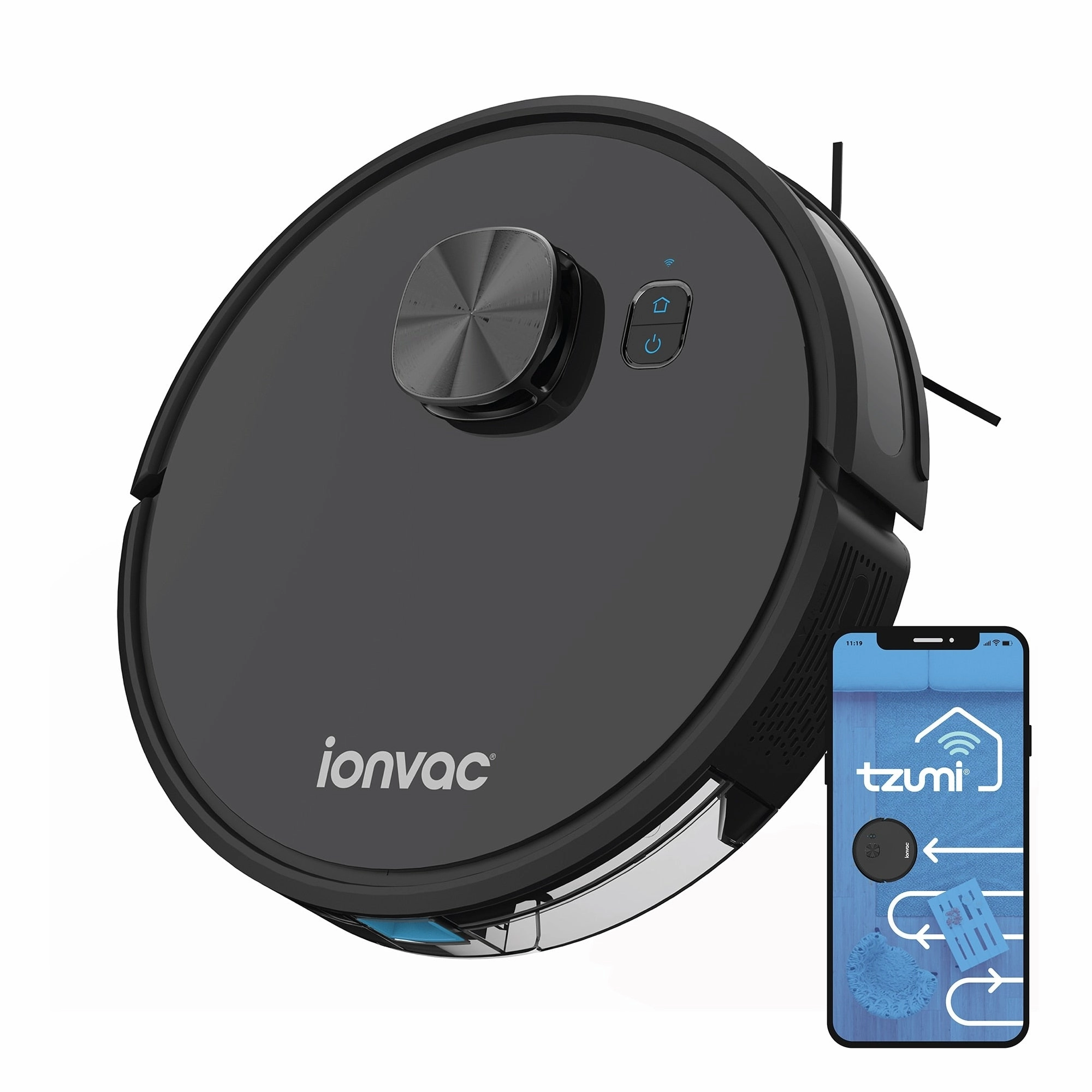IONVAC Optimax. Robot Vacuum With Laser Mapping and WiFi