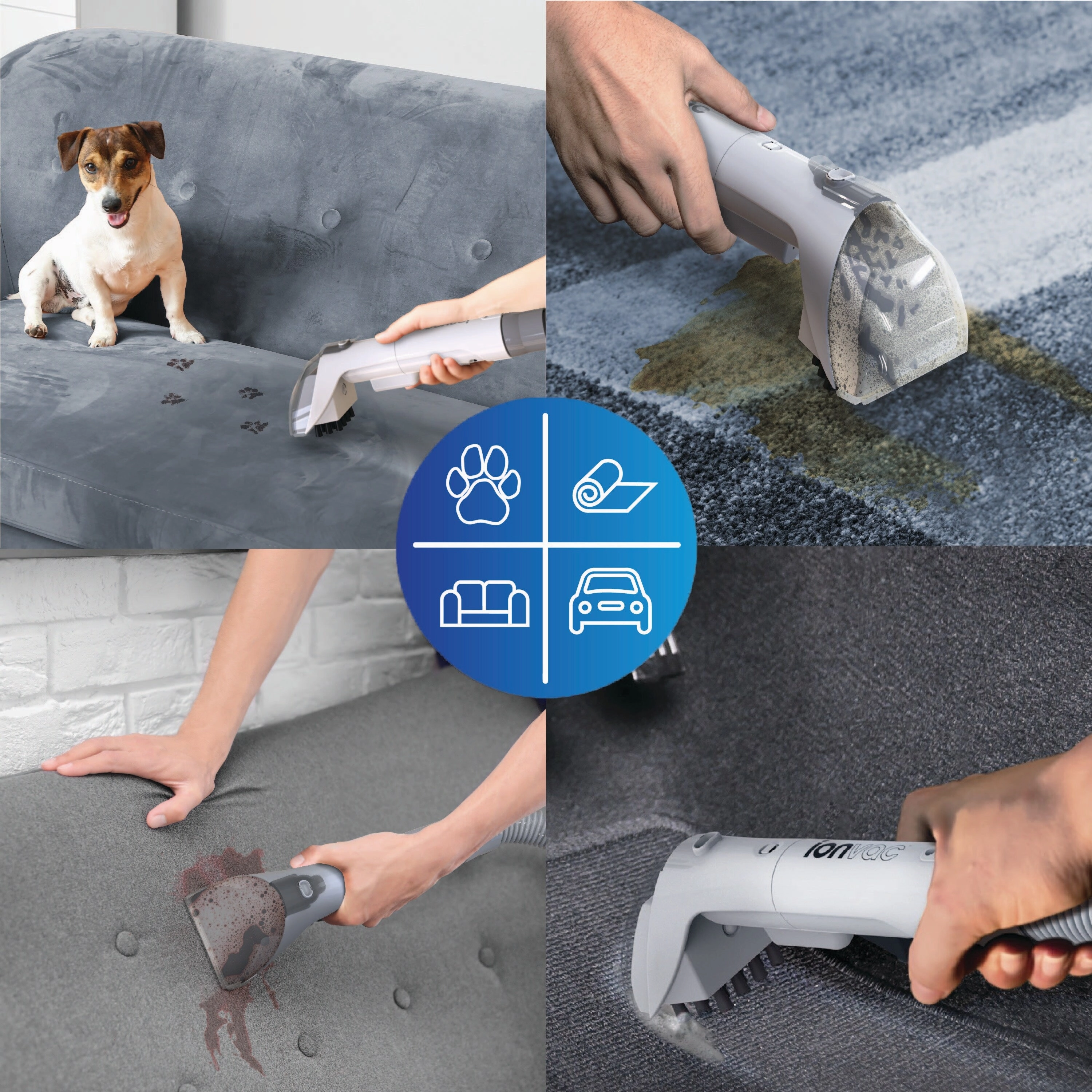 Ionvac Stain Lifter. Portable Carpet and Upholstery Cleaner