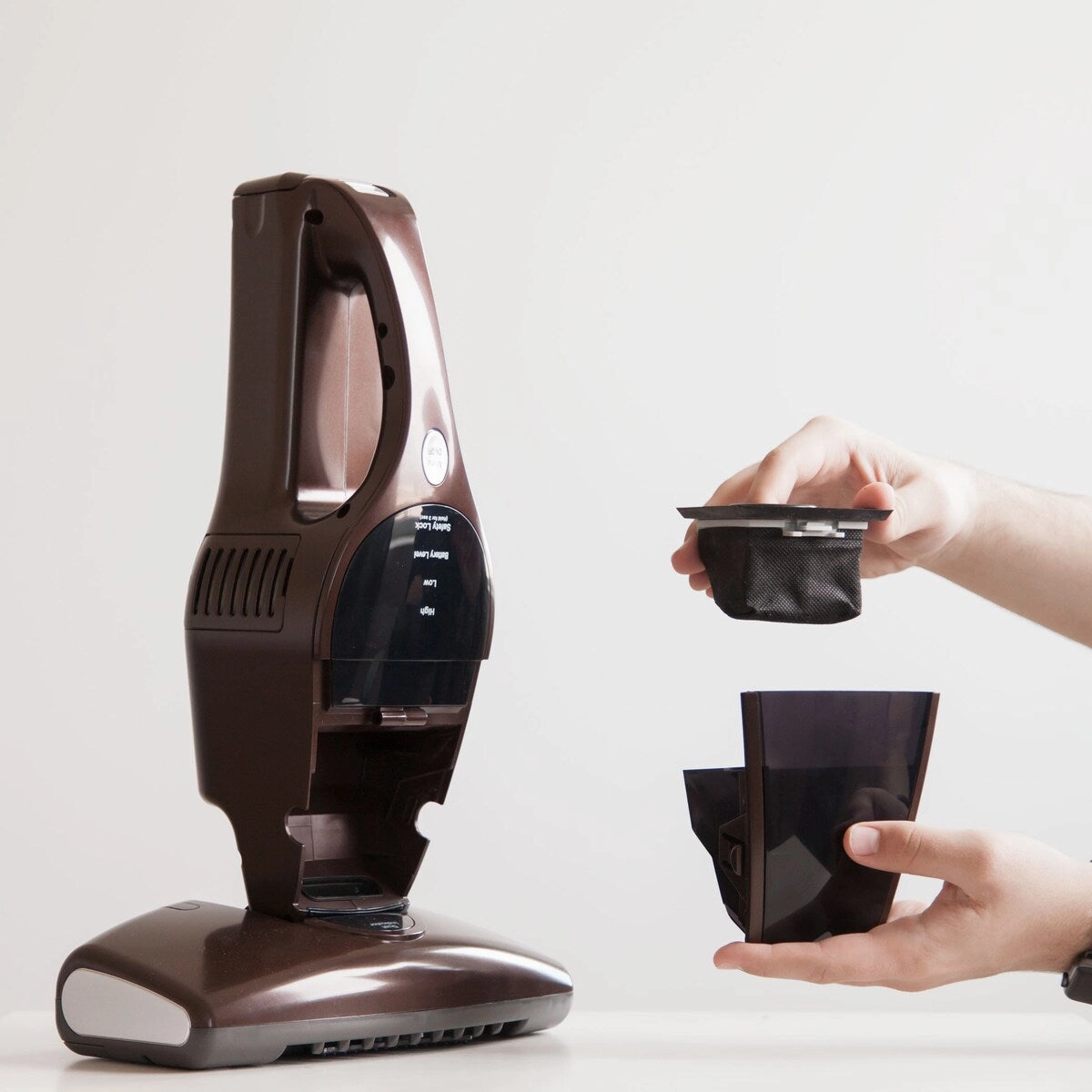 IRIS Cordless Mattress and Furniture Vacuum Cleaner in Espresso